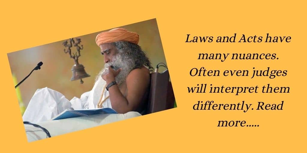 Sadhguru may not have read the CAA Act & That’s&nbsp;Fine