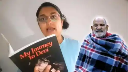 Reading from my book, the story of when I explored Neem Karoli Baba